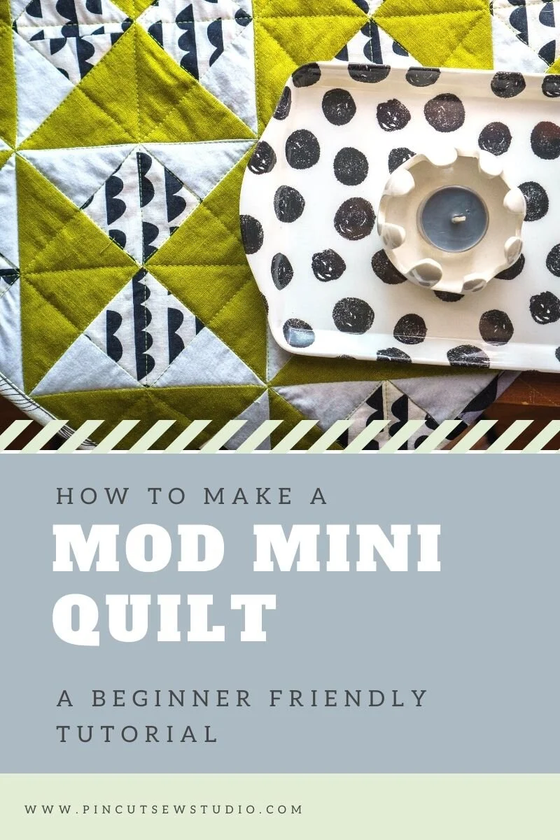 Vintage Inspired 70s Mini Quilt Tutorial — Pin Cut Sew Studio